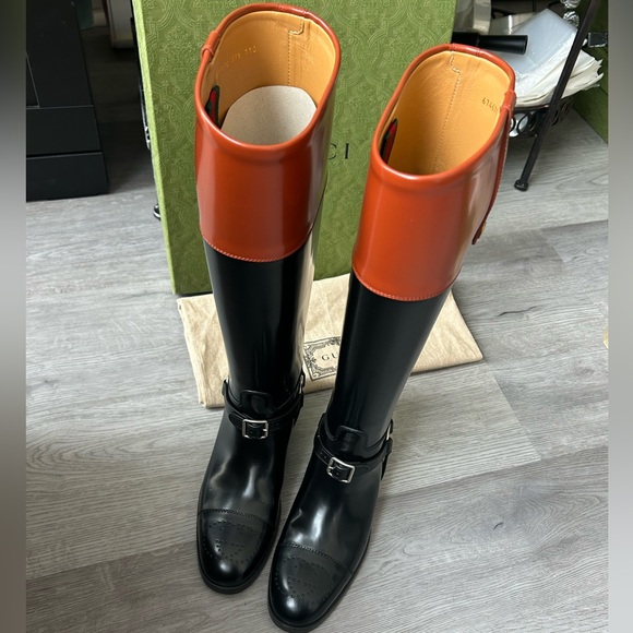 Gucci Zelda harness riding boots NWT - Picture 4 of 12